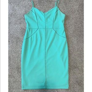 Teal bodycon dress